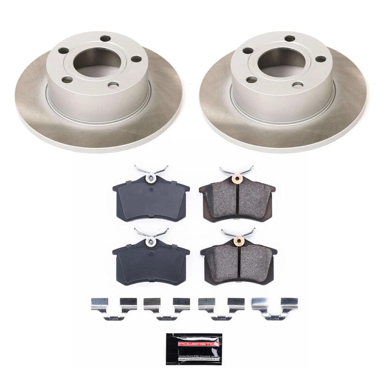 PowerStop 98-05 Volkswagen Passat Rear Semi-Coated Rotor Kit