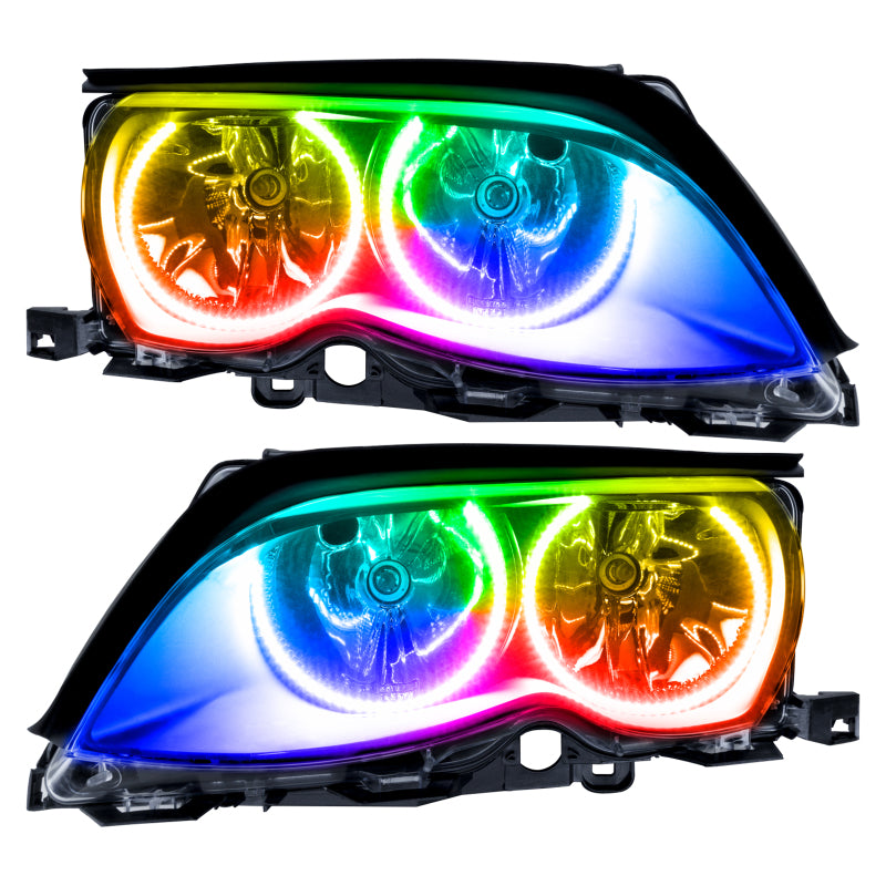 Oracle Lighting Oracle 02-05 BMW 3 Series SMD HL - Black - ColorSHIFT w/o Controller