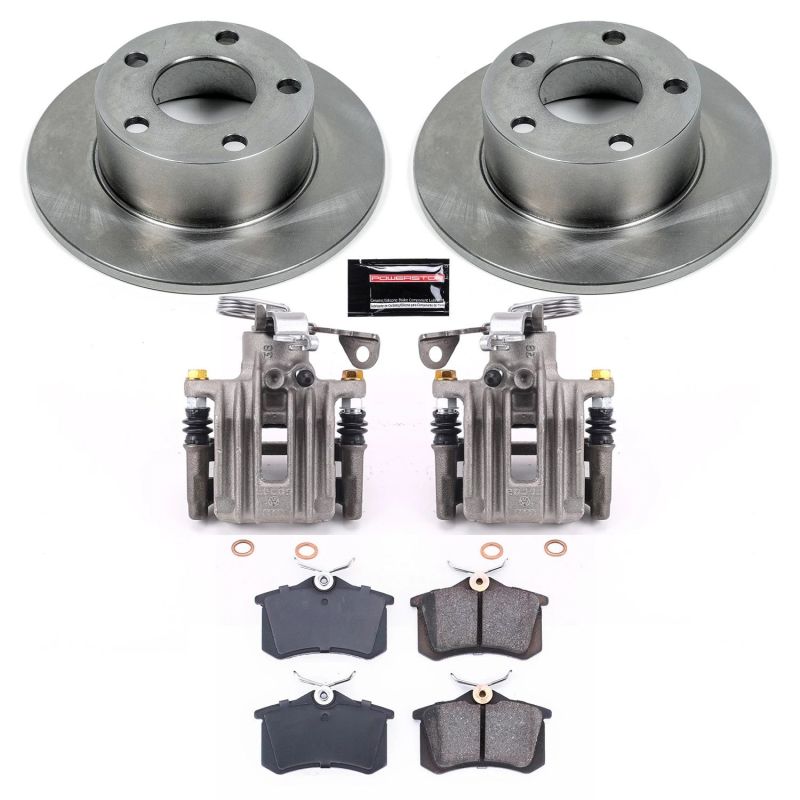 PowerStop 98-04 Audi A6 Autospecialty Kit w/ Calipers - Rear
