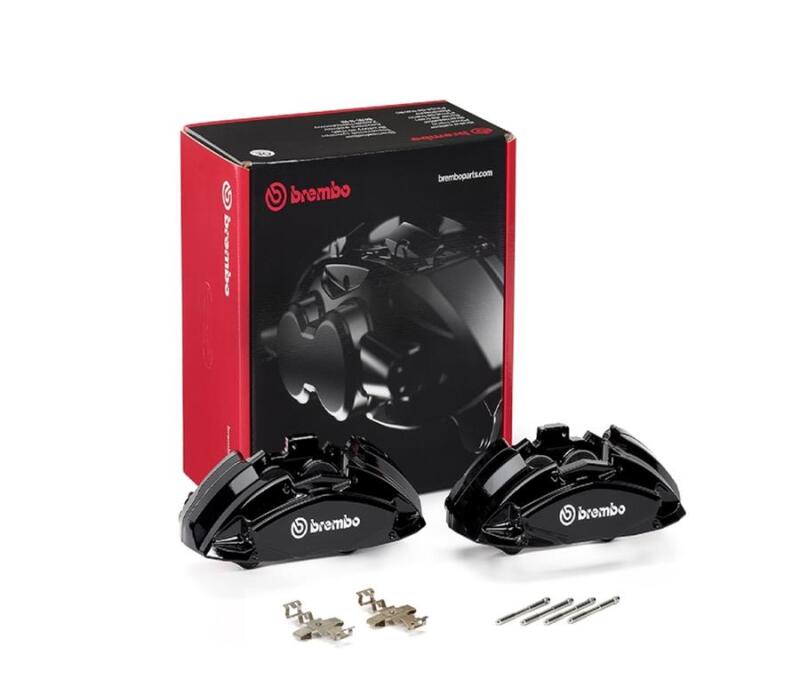 Brembo OE Hydraulic X-Style Brake Caliper - Black for 2017 Mercedes-Benz E300 Base