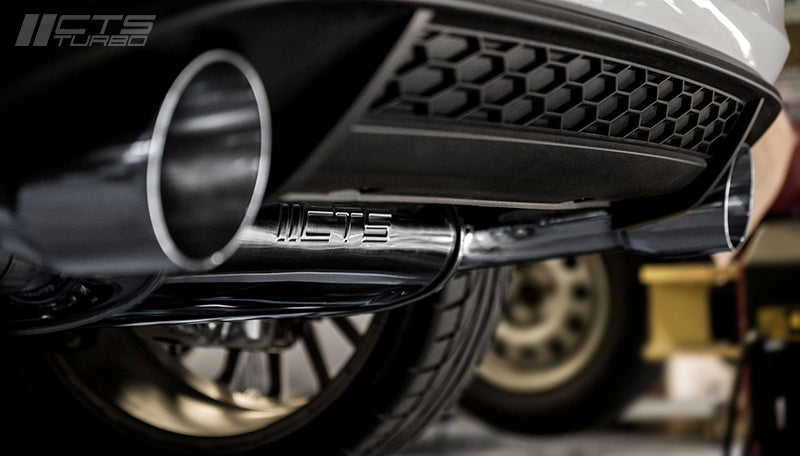CTS Turbo Turbo-Back Exhaust With High-Flow Cat - VW MK7.5 GTI