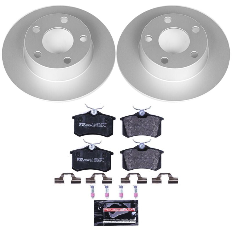 PowerStop 99-04 Audi A6 Quattro Rear Euro-Stop Brake Kit