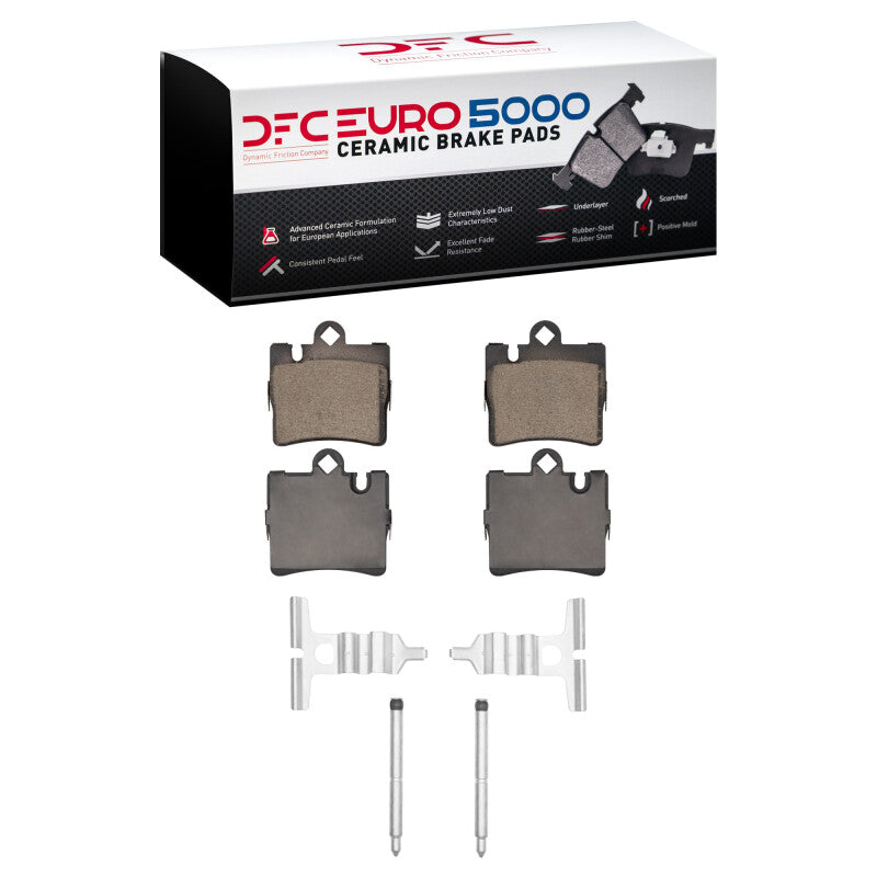DFC 00-03 Mercedes-Benz S500 Rear Euro 5000 Ceramic Brake Pads and Hardware Kit