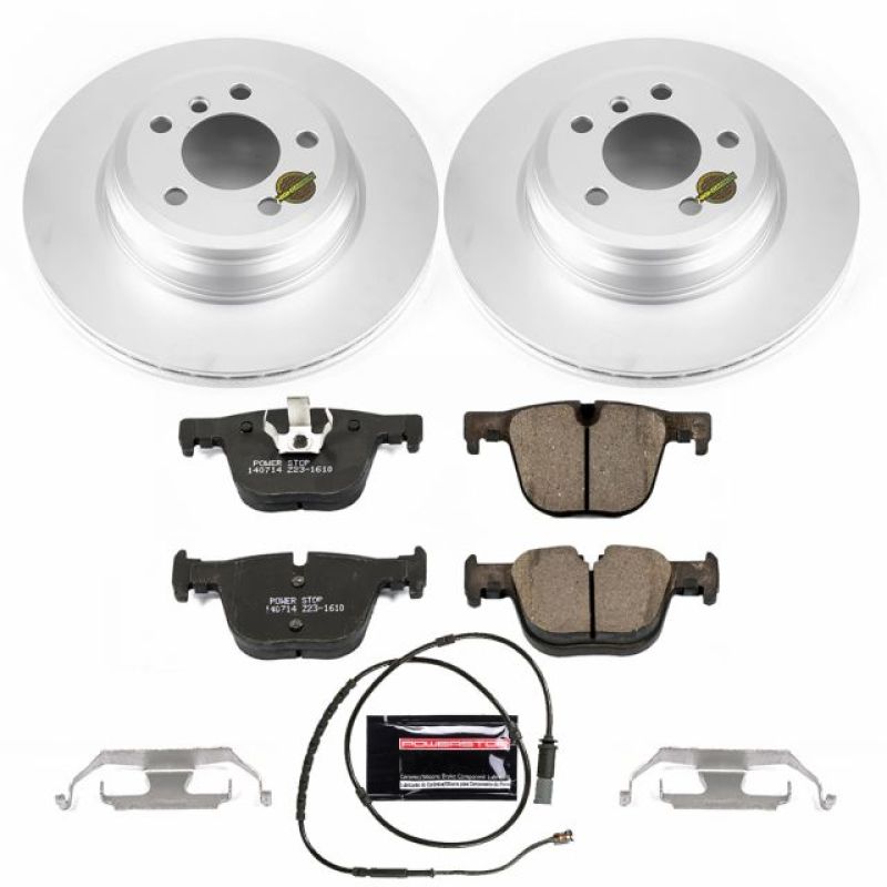 PowerStop 15-16 BMW 328i xDrive Rear Z23 Evolution Sport Coated Brake Kit