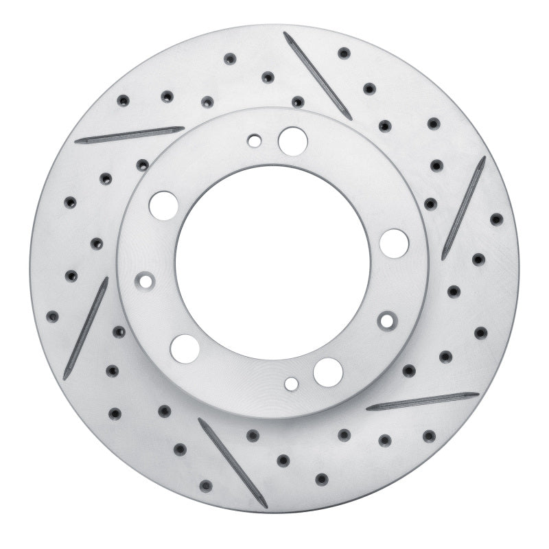 R1 Concepts 87-89 Porsche 944 Excl Turbo Front Right Drilled & Slotted Geo-Carbon Rotor