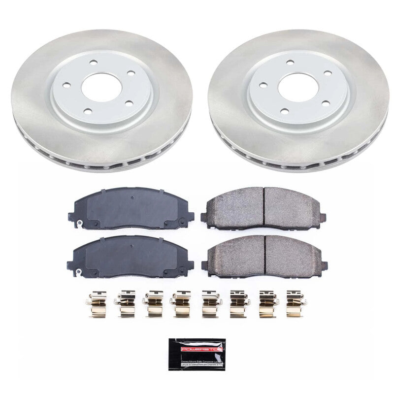 PowerStop 12-14 Volkswagen Routan Front Semi-Coated Rotor Kit