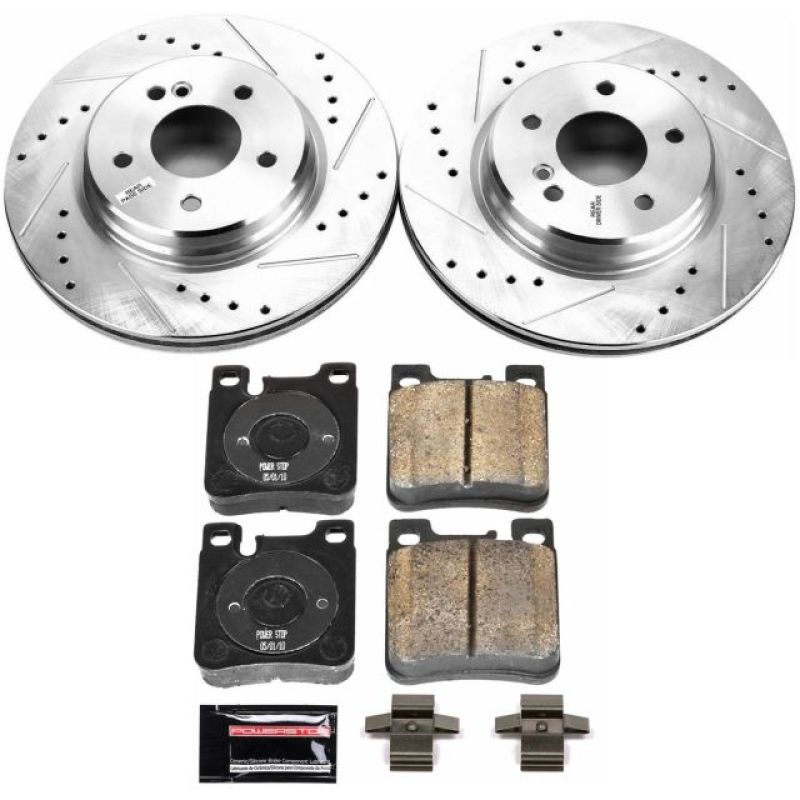 PowerStop 02-04 Mercedes-Benz C32 AMG Rear Z23 Evolution Sport Brake Kit