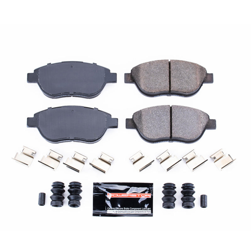 PowerStop 12-18 Fiat 500 Front Z23 Evolution Sport Brake Pads w/Hardware