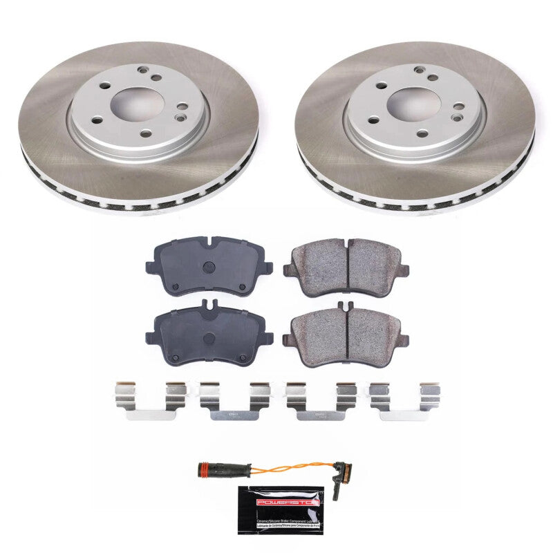 PowerStop 09-11 Mercedes-Benz SLK300 Front Semi-Coated Rotor Kit