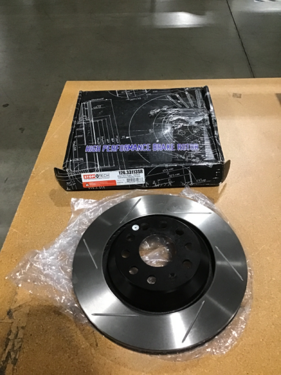 STOPTECH Rear Rotors Slotted 310x22 - Right Rotor - Scratch & Dent Parts