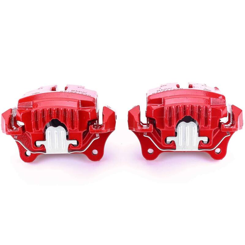 PowerStop 2006 BMW 330i Front Red Calipers w/Brackets - Pair