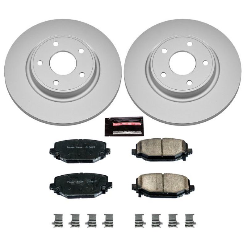 PowerStop 12-16 Chrysler Town & Country Rear Z17 Evolution Geomet Coated Brake Kit