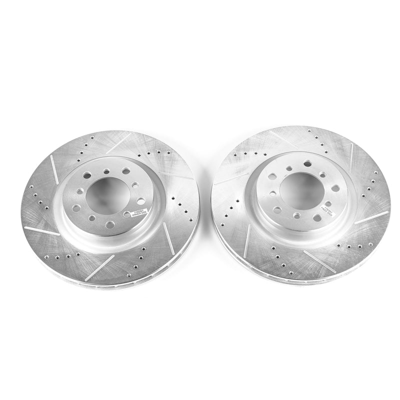 PowerStop 01-06 BMW M3 Front Evolution Drilled & Slotted Rotors - Pair