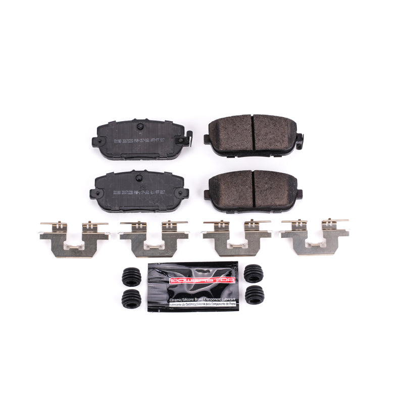 PowerStop 17-19 Fiat 124 Spider Rear Z23 Evolution Sport Brake Pads w/Hardware