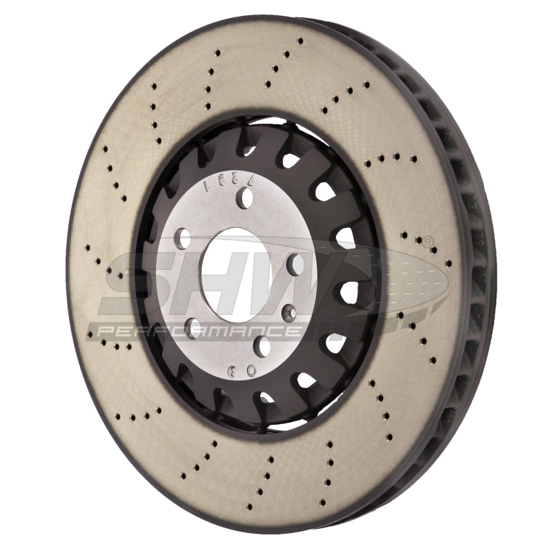 SHW Performance 18-22 Audi RS5 2.9L Front Smooth Lightweight Brake Rotor (4M0615301AM)