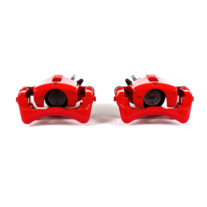 PowerStop 02-05 Ford Thunderbird Rear Red Calipers w/Brackets - Pair