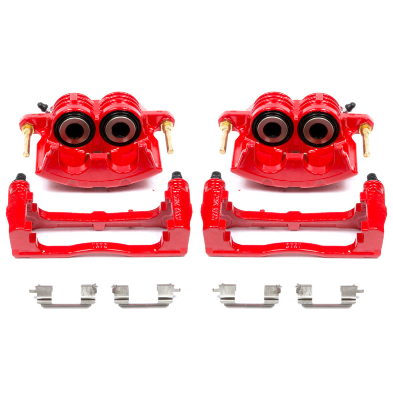 PowerStop 04-05 Buick Rainier Front Red Calipers w/Brackets - Pair