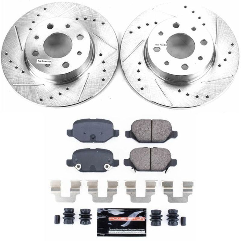 PowerStop 13-18 Fiat 500 Rear Z23 Evolution Sport Brake Kit