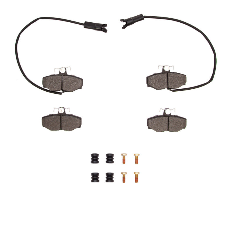 DFC 87-89 Jaguar XJ12 Rear 5000 Advanced Semi Metallic Brake Pads and Hardware Kit
