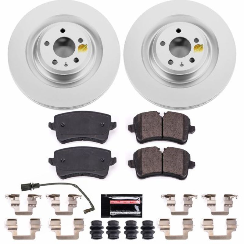 PowerStop 16-18 Audi A7 Quattro Rear Z23 Evolution Sport Coated Brake Kit