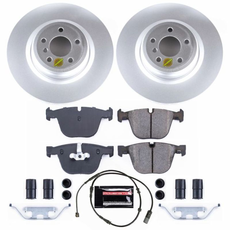 PowerStop 11-15 BMW 750i Rear Z23 Evolution Sport Coated Brake Kit
