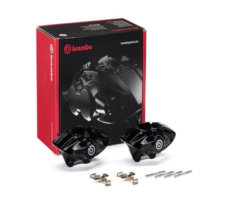 Brembo OE Rear Hydraulic X-Style Brake Caliper - Black for 2013-2018 BMW 320i Base
