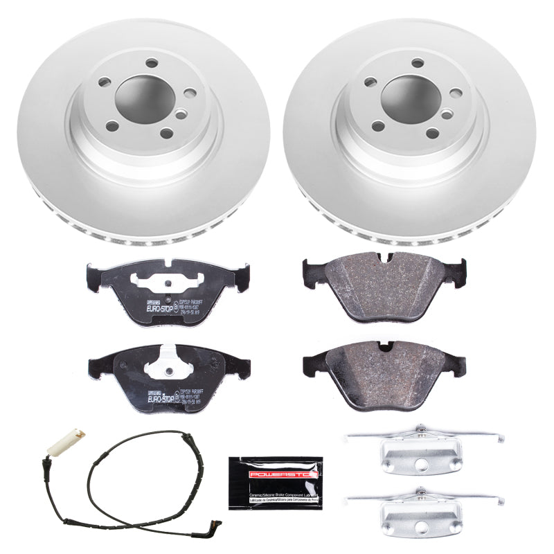 PowerStop 02-05 BMW 745i Front Euro-Stop Brake Kit