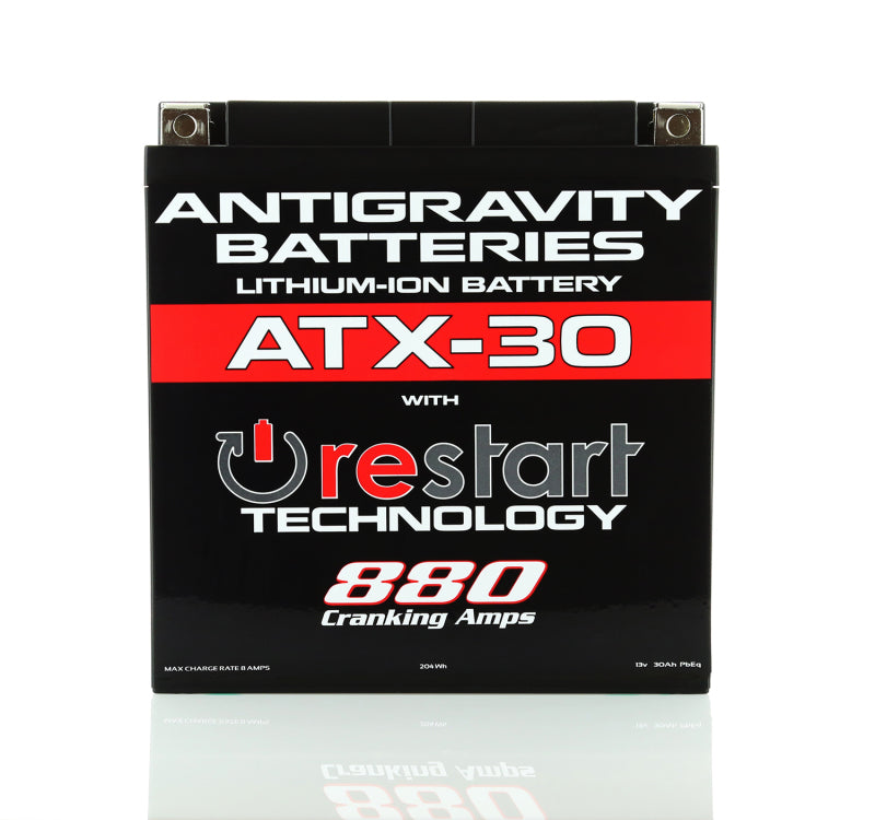 AntiGravity Batteries Antigravity YTX30 Lithium Battery w/Re-Start