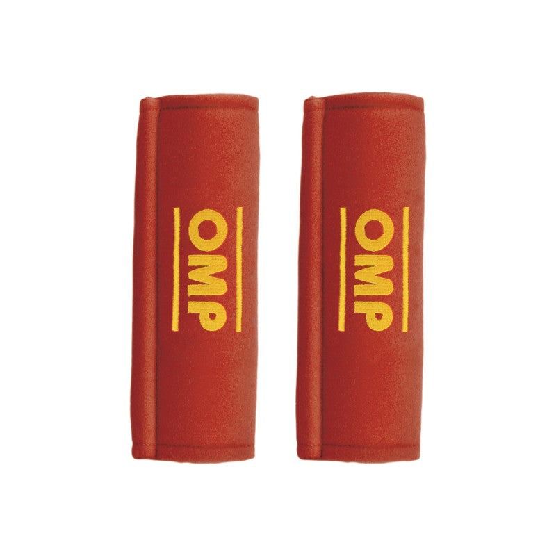 OMP Racing OMP Belt Pads (Pair) - Red