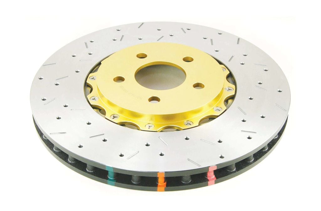 DBA 13-21 Land Rover Range Rover (L405) Front Drilled & Slotted Street Series Rotor w/Gold Hat