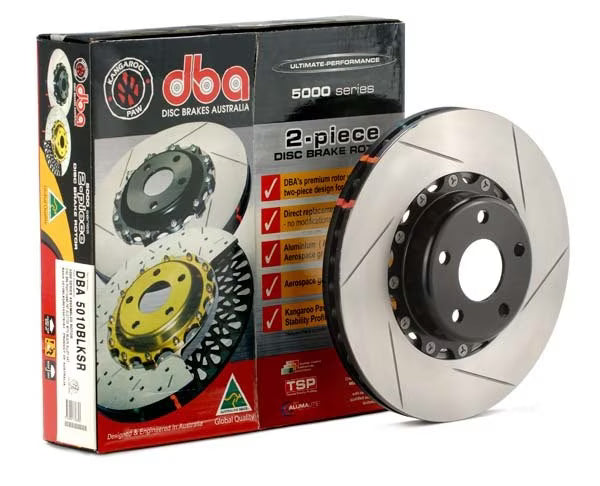 DBA 18-21 BMW 230I (w/M Perf Brakes) Front Rotor Front 5000 Series Slotted Rotor w/Sliver Hat