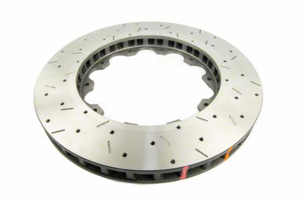 DBA 05-09 Audi A4 Sedan Front 5000 Series Drilled & Slotted Ring w/NAS Nuts - DBA5575.1XS