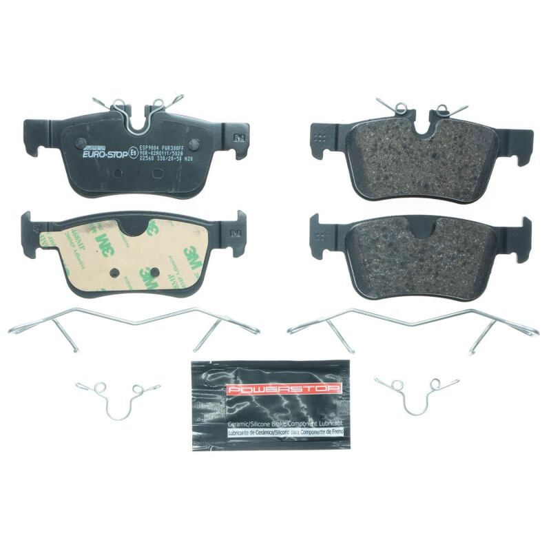 PowerStop 18-19 Volvo XC60 Euro-Stop ECE-R90 Rear Brake Pads