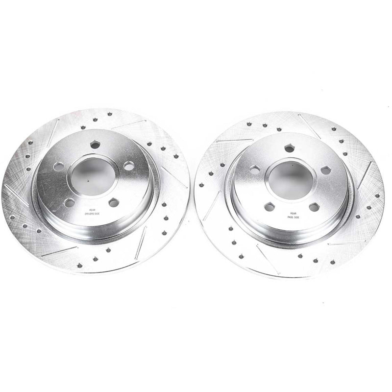 PowerStop 08-13 Volvo C30 Rear Evolution Drilled & Slotted Rotors - Pair