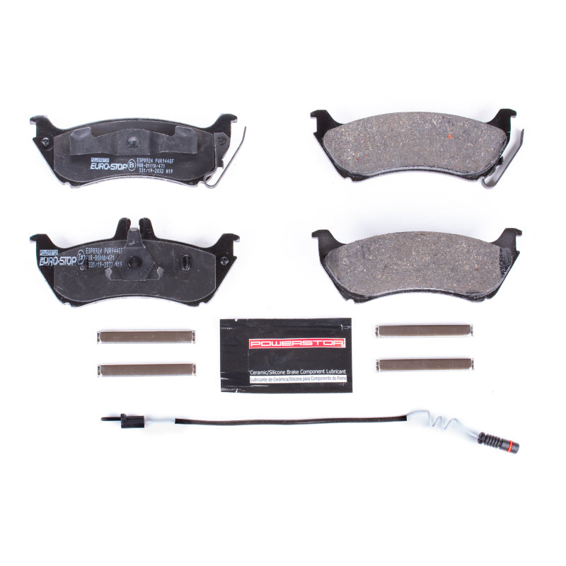 PowerStop 1999 Mercedes-Benz ML430 Euro-Stop ECE-R90 Rear Brake Pads