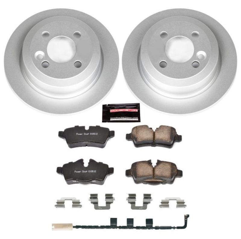 PowerStop 07-10 Mini Cooper Rear Z23 Evolution Sport Coated Brake Kit