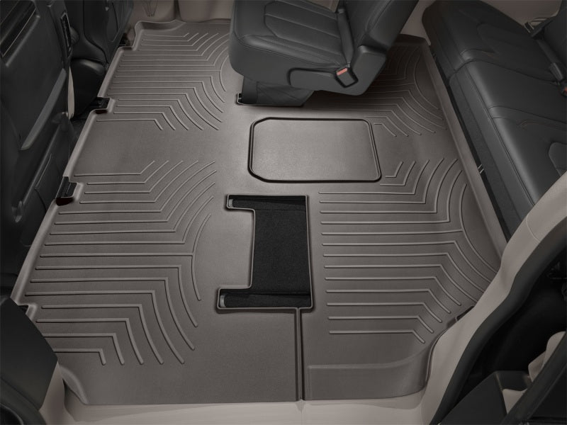WeatherTech 2019+ Audi A4/S4/A5/S5 Rear (2nd Row) FloorLiners - Black (Sedan & Sportback)