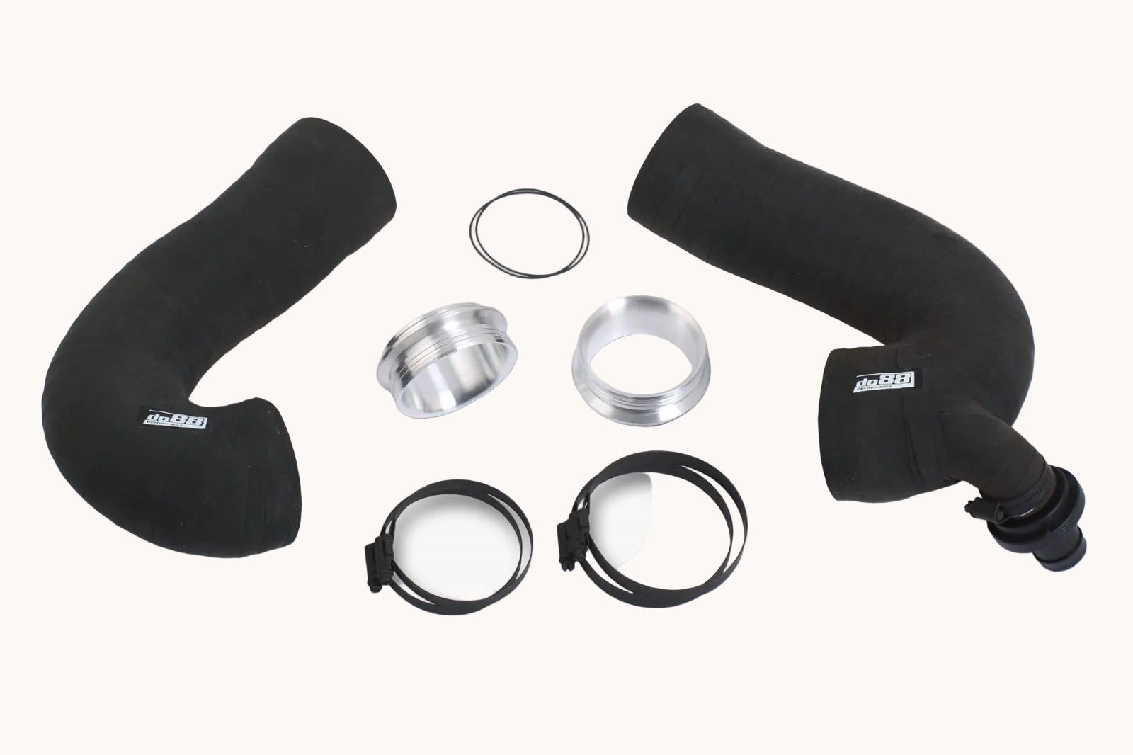 do88 Porsche 911 Carrera (992) Turbo inlet hoses, OE/do88 66mm airbox