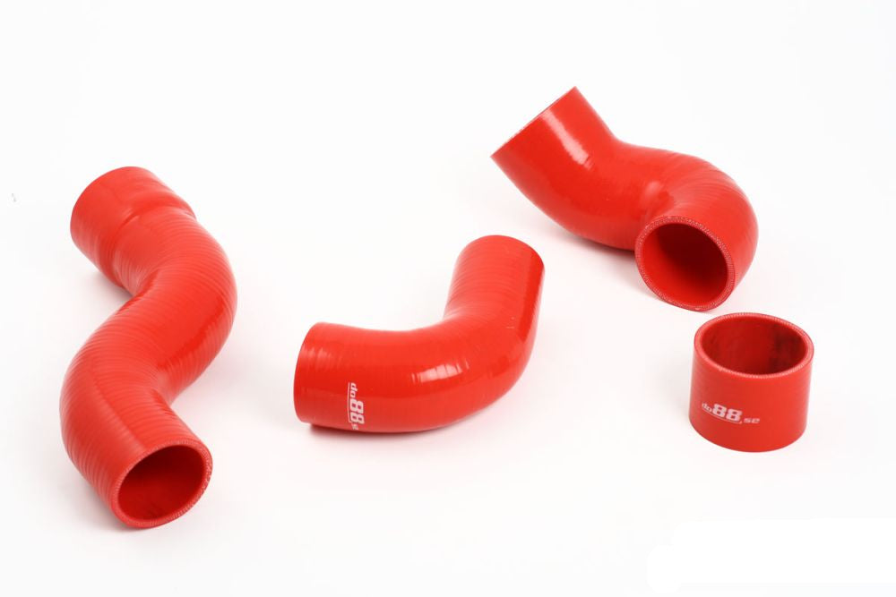 do88 Volvo 700/900 Turbo (w.o AC) Pressure hoses Red