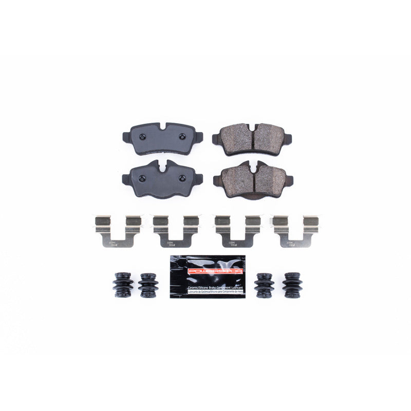 PowerStop 07-15 Mini Cooper Rear Z23 Evolution Sport Brake Pads w/Hardware