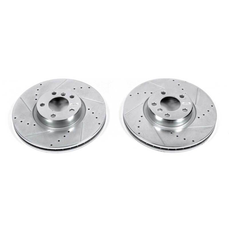 PowerStop 07-13 BMW X5 Front Evolution Drilled & Slotted Rotors - Pair