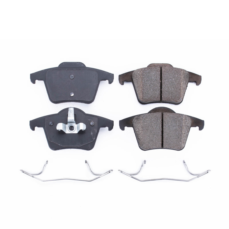 PowerStop 03-14 Volvo XC90 Rear Z17 Evolution Ceramic Brake Pads w/Hardware
