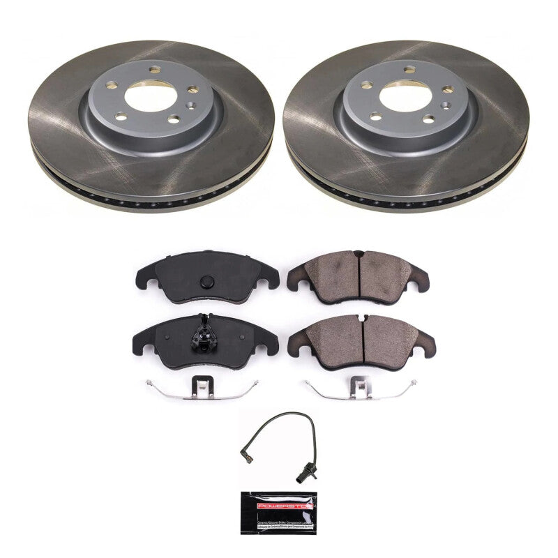 PowerStop 13-16 Audi allroad Front Semi-Coated Rotor Kit
