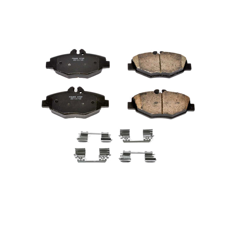 PowerStop 03-09 Mercedes-Benz E320 Front Z17 Evolution Ceramic Brake Pads w/Hardware