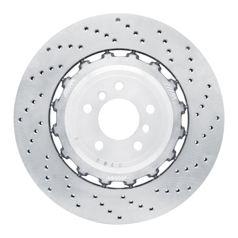 DFC 12-19 BMW M6 Right Rear Drilled Hi-Carbon Alloy Geomet Coated Rotor