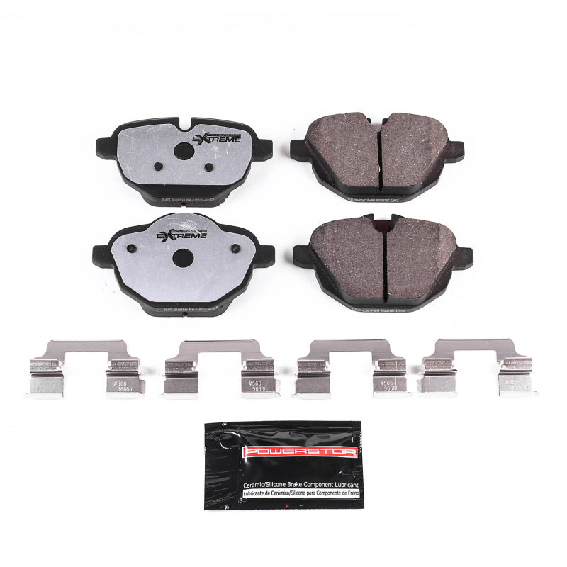 PowerStop 11-16 BMW 528i Rear Z26 Extreme Street Brake Pads w/Hardware