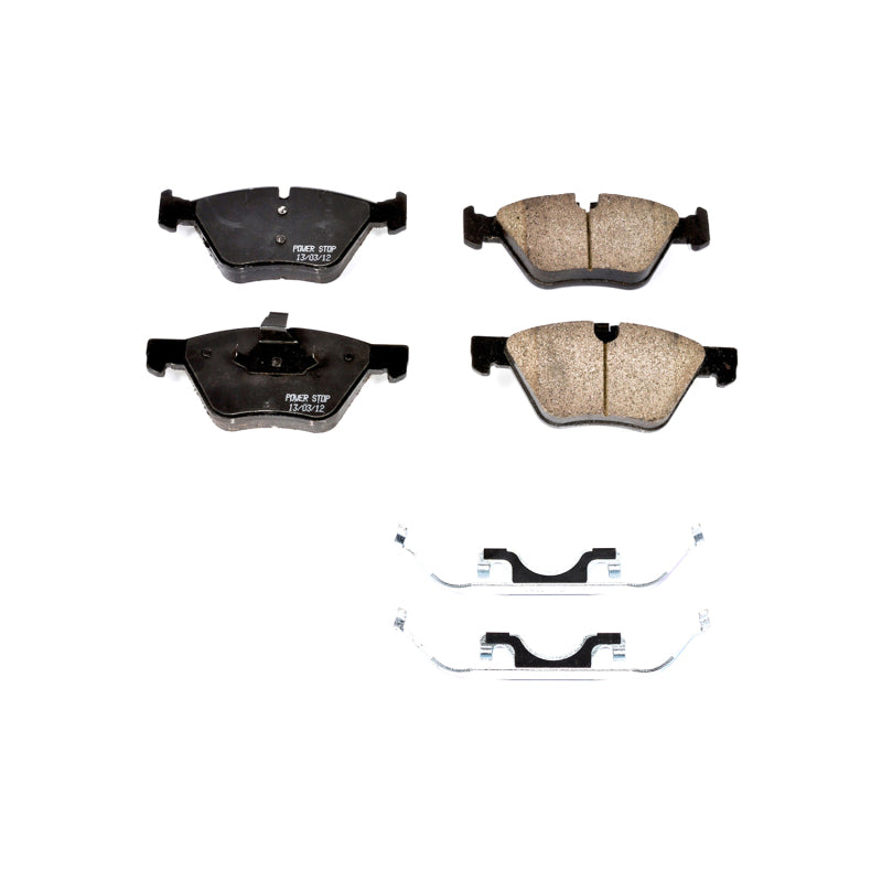 PowerStop 2005 Jaguar Vanden Plas Front Z17 Evolution Ceramic Brake Pads w/Hardware