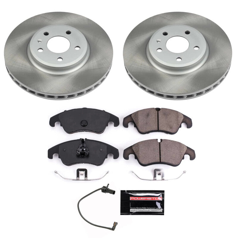 PowerStop 09-11 Audi Q5 Front Semi-Coated Rotor Kit