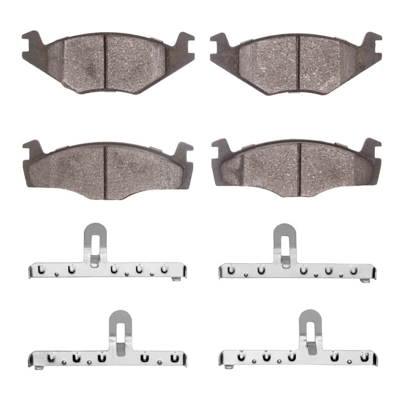 DFC 84-92 Volkswagen Jetta Sedan/Golf Front 5000 Advanced Semi Metallic Brake Pads and Hardware Kit