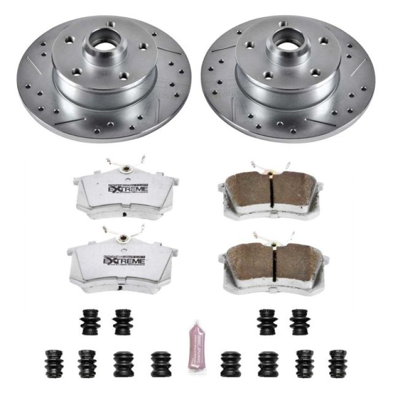 PowerStop 94-99 Volkswagen Golf Rear Z26 Street Warrior Brake Kit